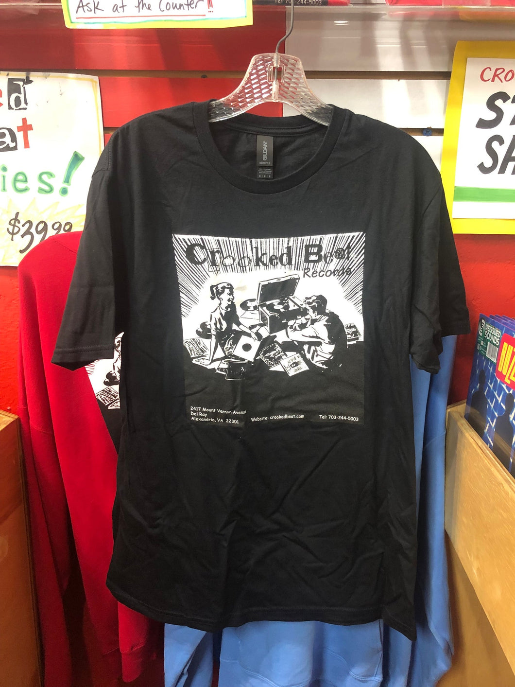 Crooked Beat T-Shirt - LARGE