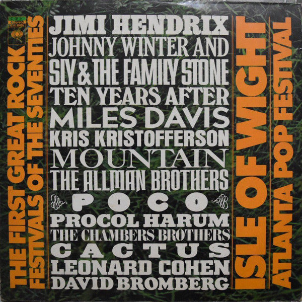 Various (The First Great Rock Festivals of the Seventies: Isle of Wight Atlanta Pop Festival)
