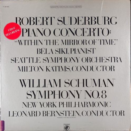 Robert Suderburg, William Schuman, Leonard Bernstein