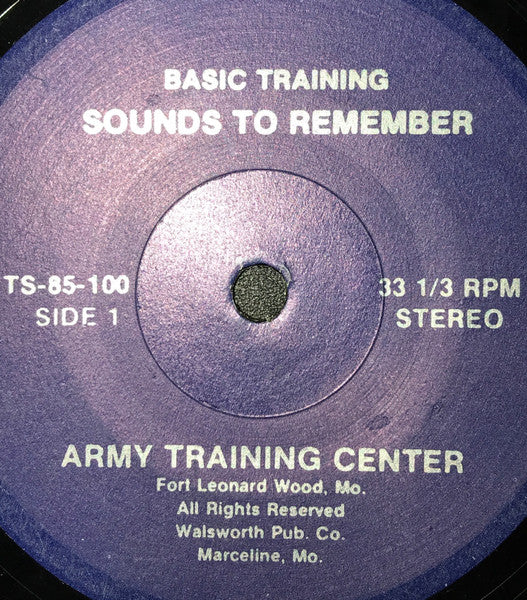 Army Training Center Fort Leonard Wood, Mo
