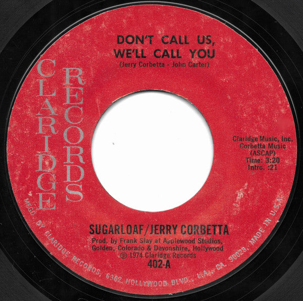 Sugarloaf & Jerry Corbetta