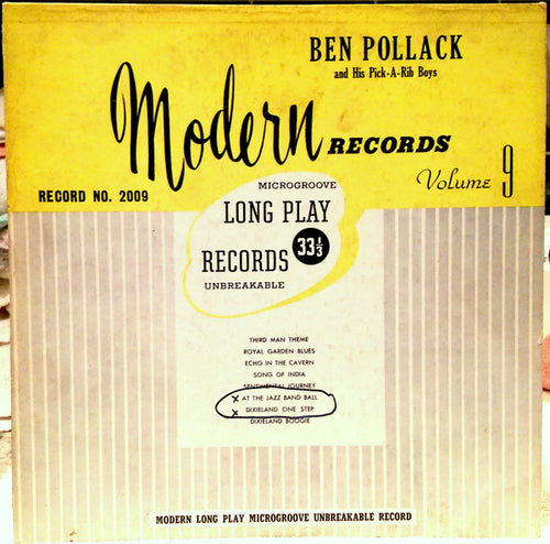 Ben Pollack and His Pick-A-Rib Boys