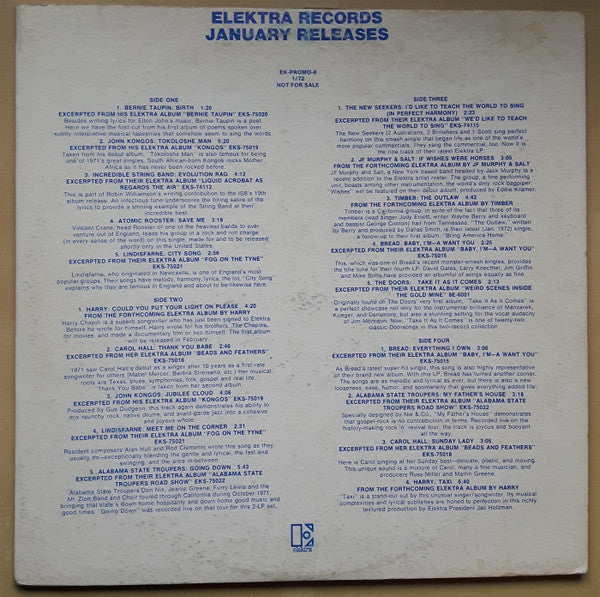Various Artists; Elektra Records January Releases