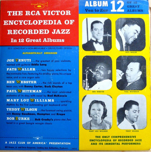 Various; The RCA Victor Encyclopedia Of Recorded Jazz: Album 12 Ven-Zur