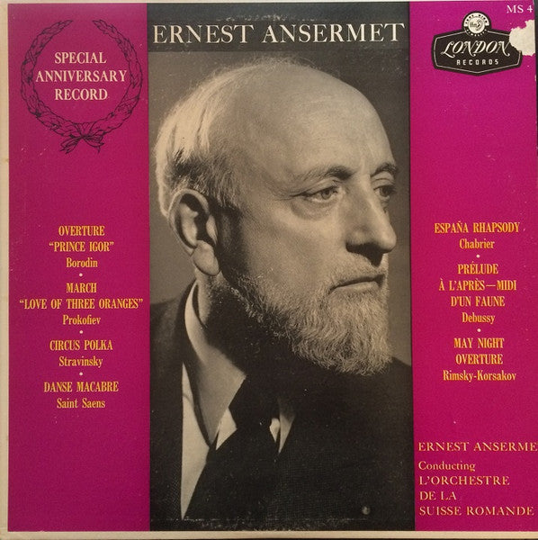 Ernest Ansermet Conducting L'Orchestre de La Suisse Romande