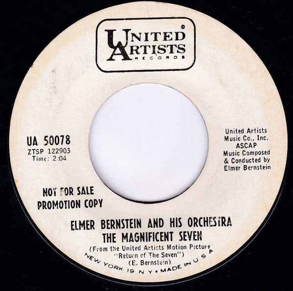 Elmer Bernstein and His Orchestra