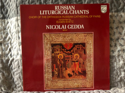 Nicolai Gedda, Choir Of The Russian Orthodox Cathedral, Paris, Eugen Evetz