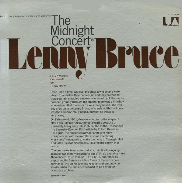 Lenny Bruce