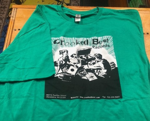 Crooked Beat Records Short Sleeved Shirt - Large