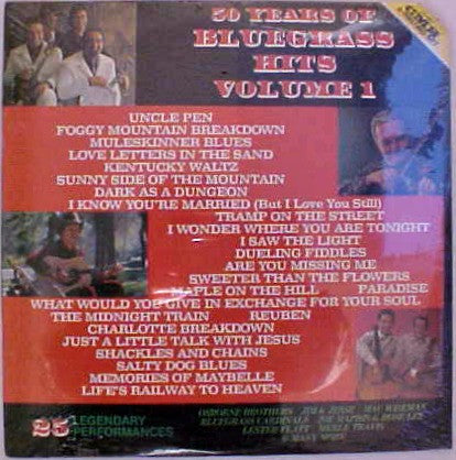 Various; 50 Years Of Bluegrass Hits Volume 1